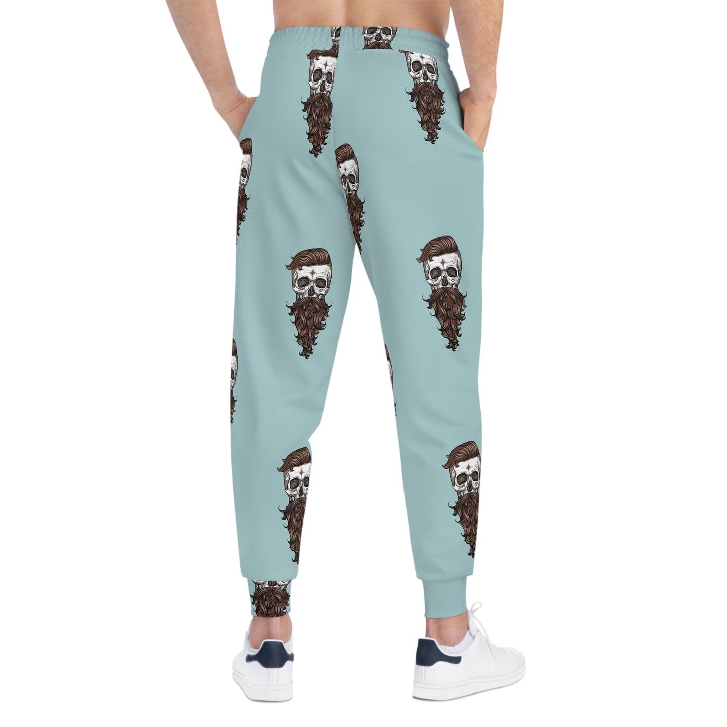 Hipster Skull Athletic Joggers - Casual Cool Style for Everyday Wear