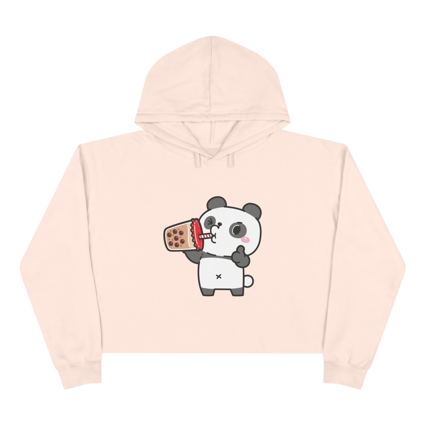 Cute Panda Crop Hoodie – Fun & Playful Apparel for Animal Lovers