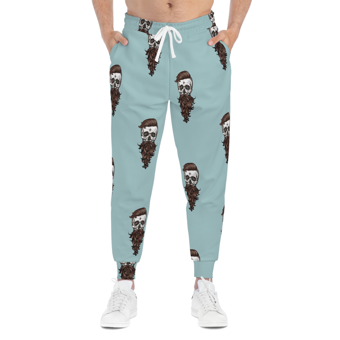 Hipster Skull Athletic Joggers - Casual Cool Style for Everyday Wear