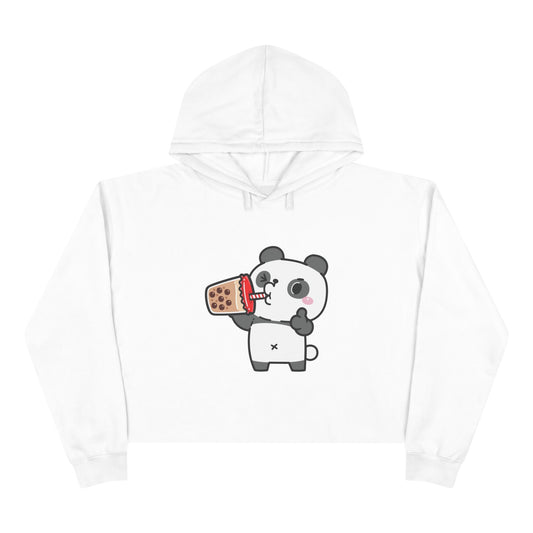 Cute Panda Crop Hoodie – Fun & Playful Apparel for Animal Lovers